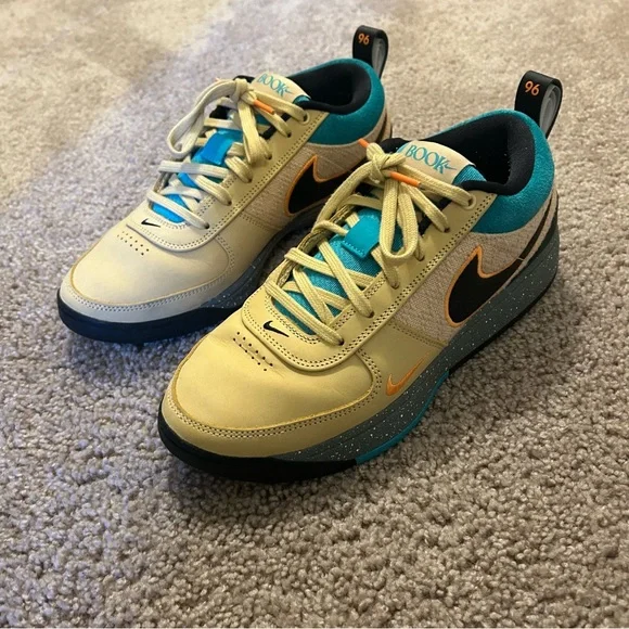 Nike Air Book 1 Mowabb Basketball Shoes Size 10 Sesame Dusty Cactus Devin Booker